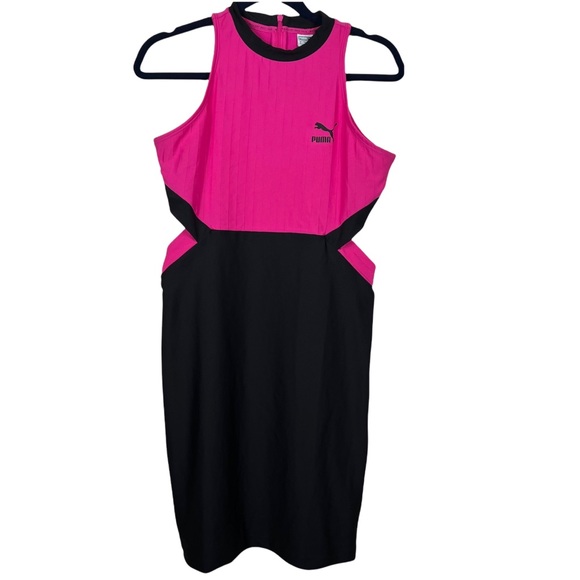 PUMA Cut Out Color Block Dress - Picture 2 of 7